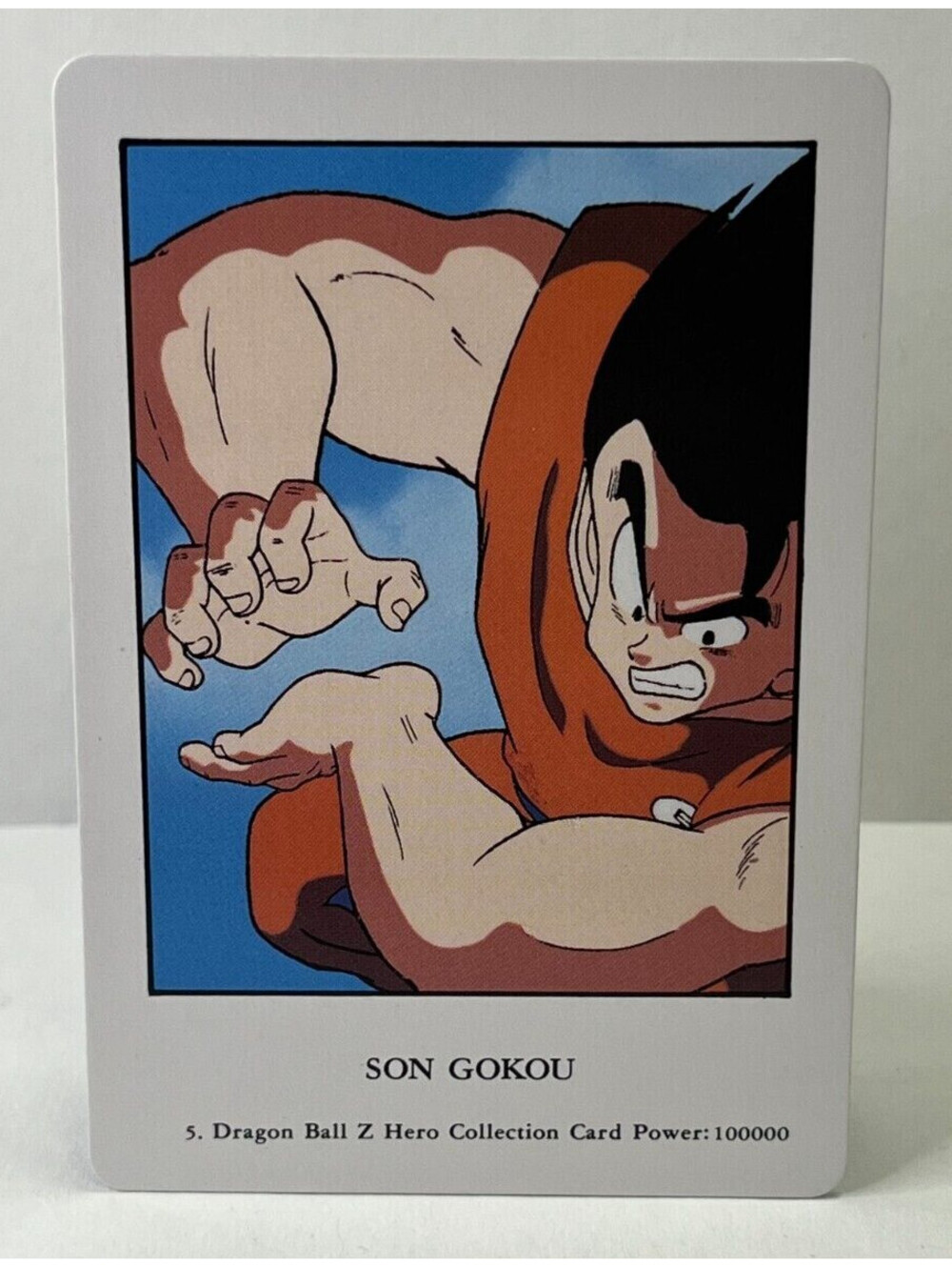 Dragon Ball Z Hero Collection Card Son Goku #5 Power 100000 Japanese